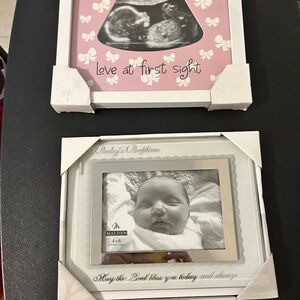 New In Boxes Malden Baptism Frame & Love At First Sight Frame -4” X 6”